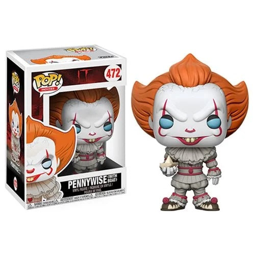 Funko Pop! - Pennywise (with boat) - IT Movies - #472