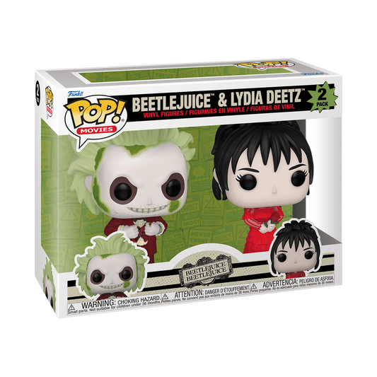 Funko Pop! Beetlejuice & Lydia Deetz 2 Pack Beetlejuice Beetlejuice