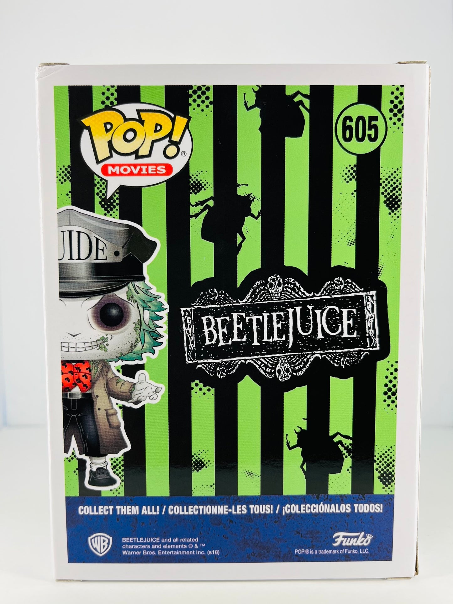 Funko Pop! - Beetlejuice with hat - #605 - Beetlejuice