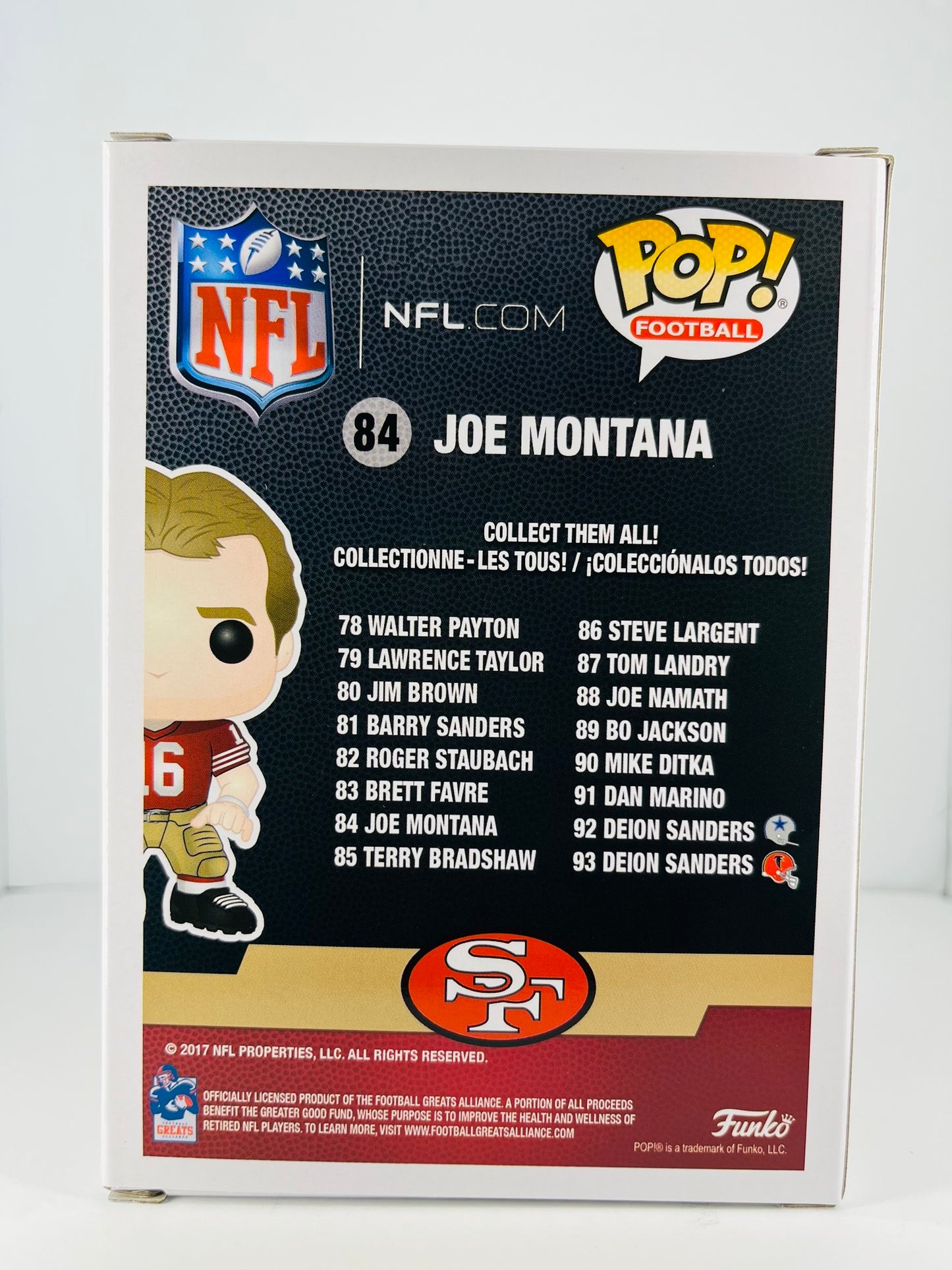 Funko Pop! - Joe Montana - #84 - NFL 49ers -