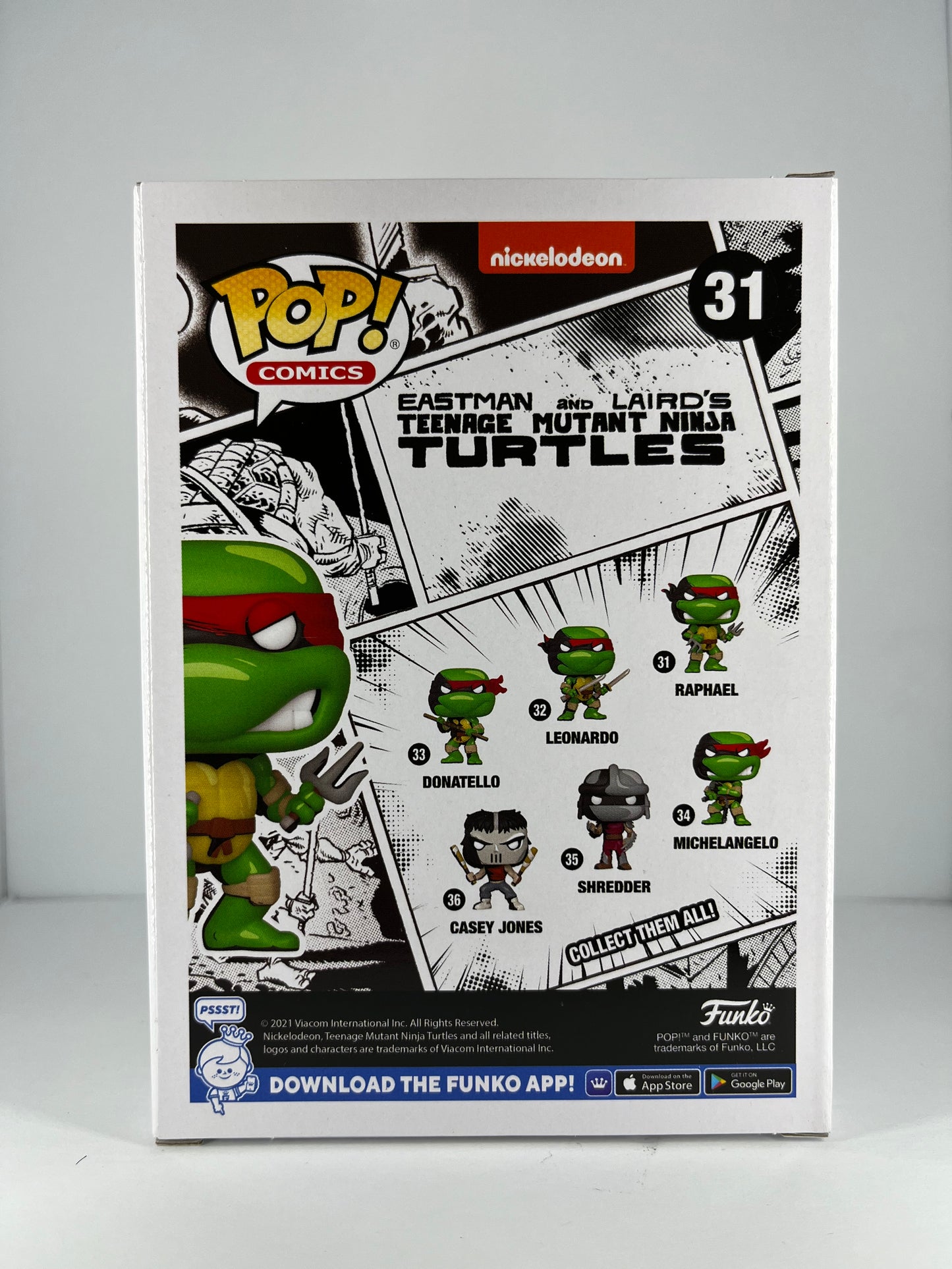 Funko Pop! - Raphael - Teenage Mutant Ninja Turtles - #31 - Exclusive (Chase)