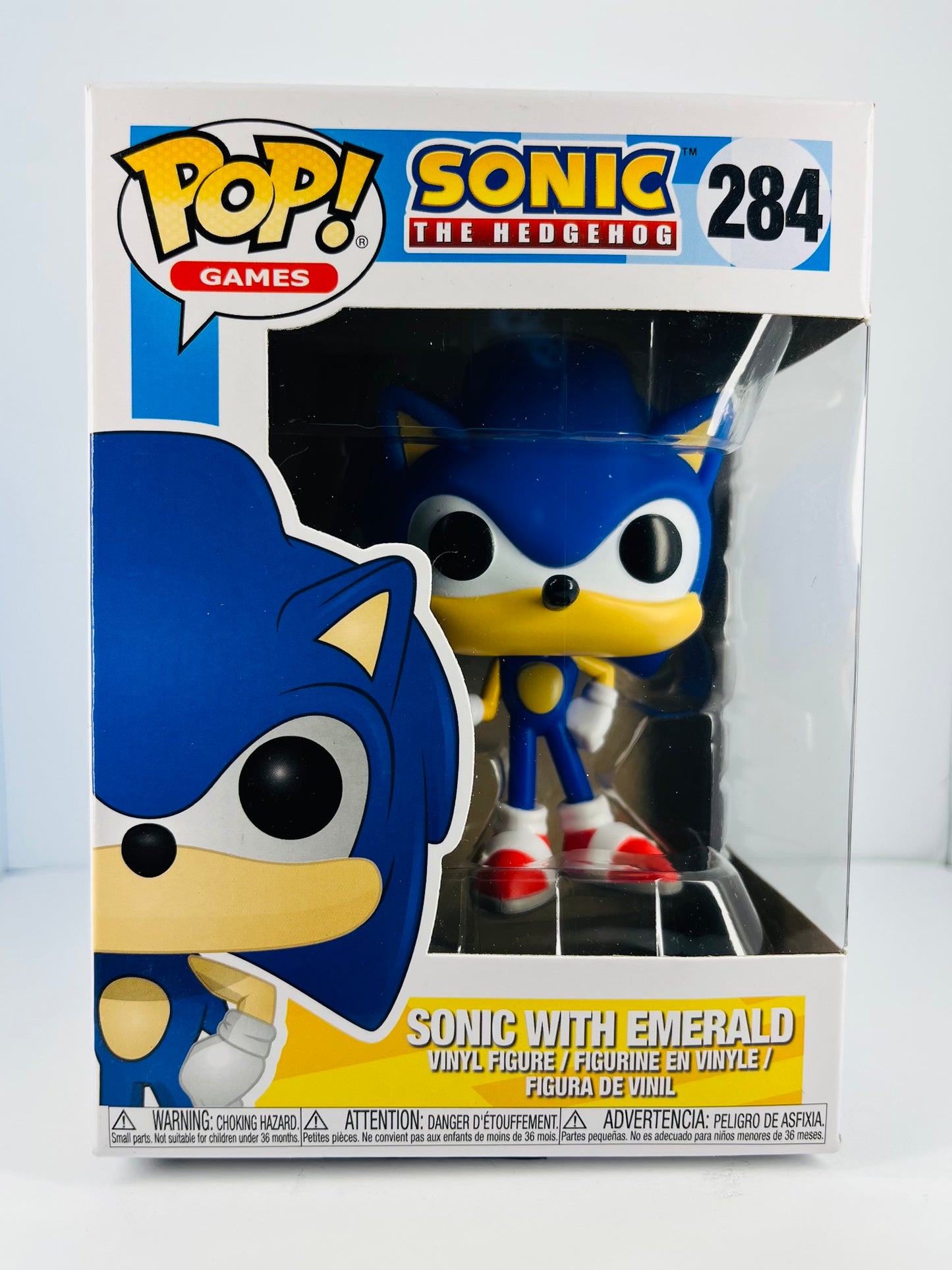 Funko Pop! - Sonic with Emerald - Sonic The Headgehog - #284