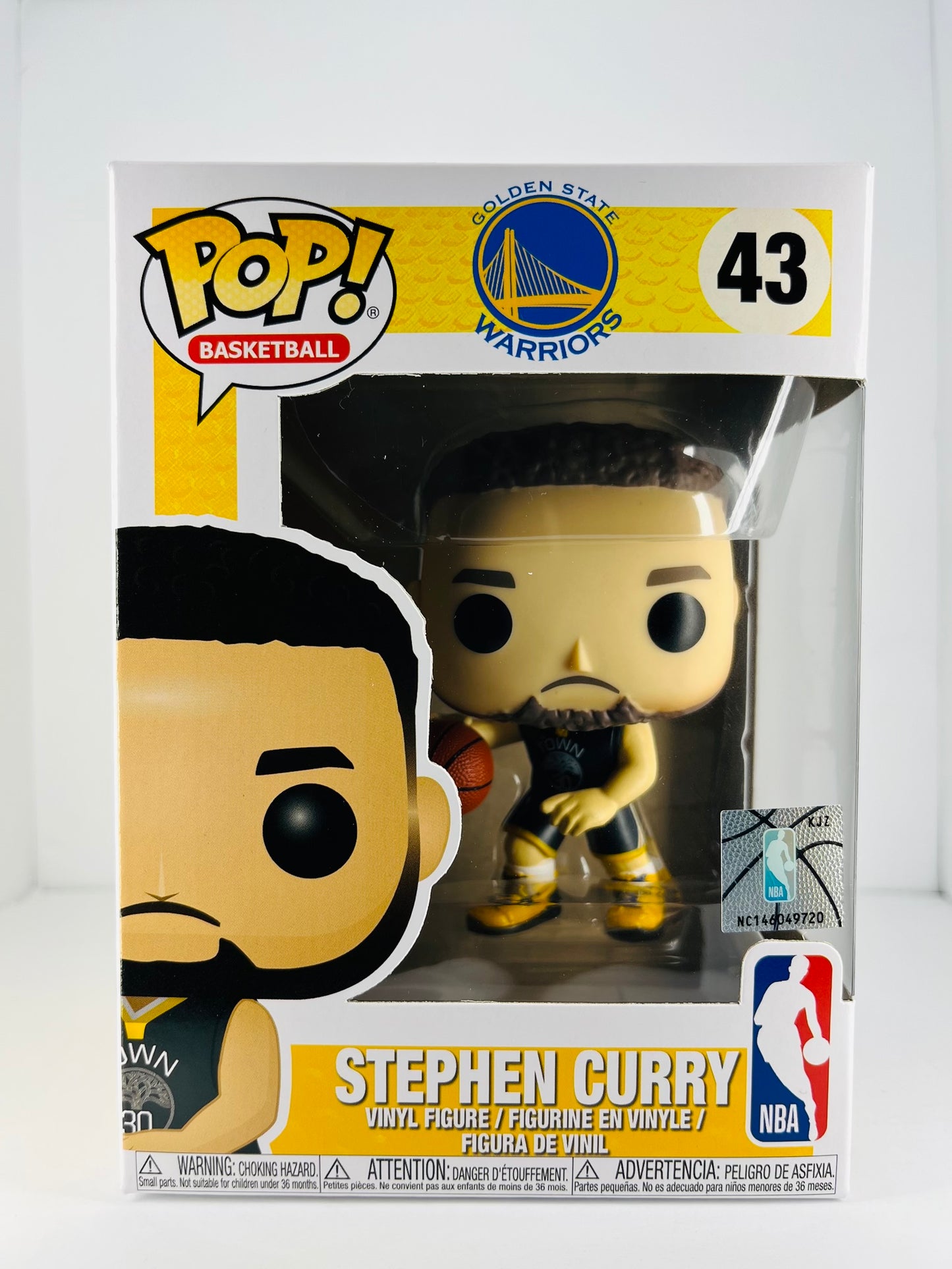 Funko Pop! - Stephen Curry - NBA Golden State Warriors #43