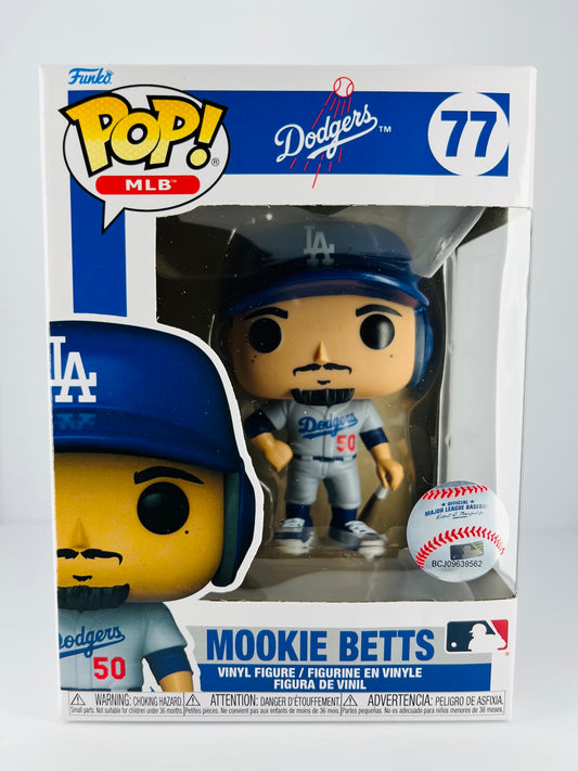 Funko Pop! -  Mookie Betts - #77 - Dodgers MLB